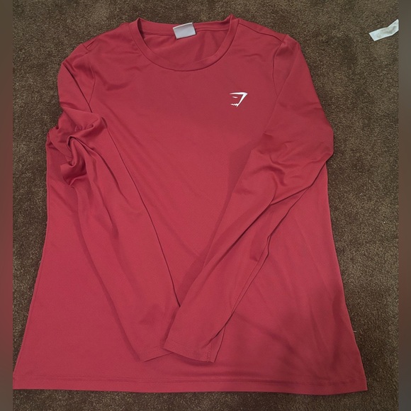 Gymshark Pink Crew Neck Shirt - Picture 1 of 3